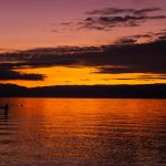 Coucher de soleil sur le lac Léman