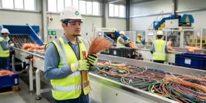 Comment fonctionne le recyclage des câbles électriques ?