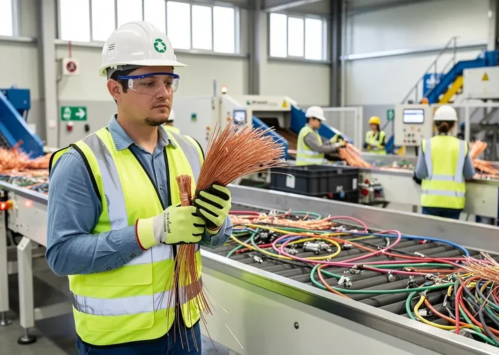 Comment fonctionne le recyclage des câbles électriques ?