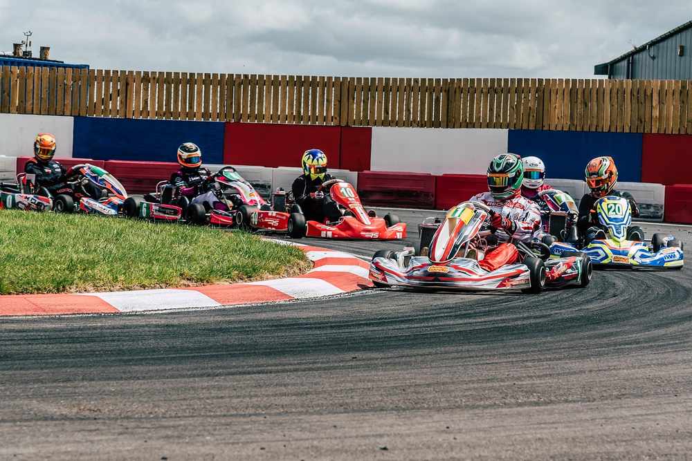 Moteur de kart de loisir vu de près